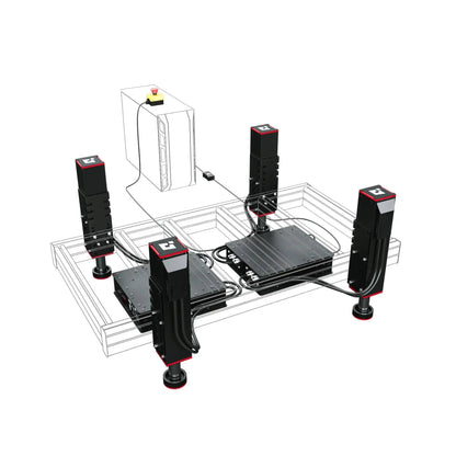 Qubic System QS-210-PL - Ultieme Sim Racing Realisme - 3-DOF Motion System