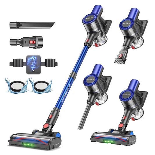 Comnox - Erabros EV2 450W draadloze stofzuiger - Hoogste zuigkracht - Comfortabel gebruik - 55kPa - LED-display