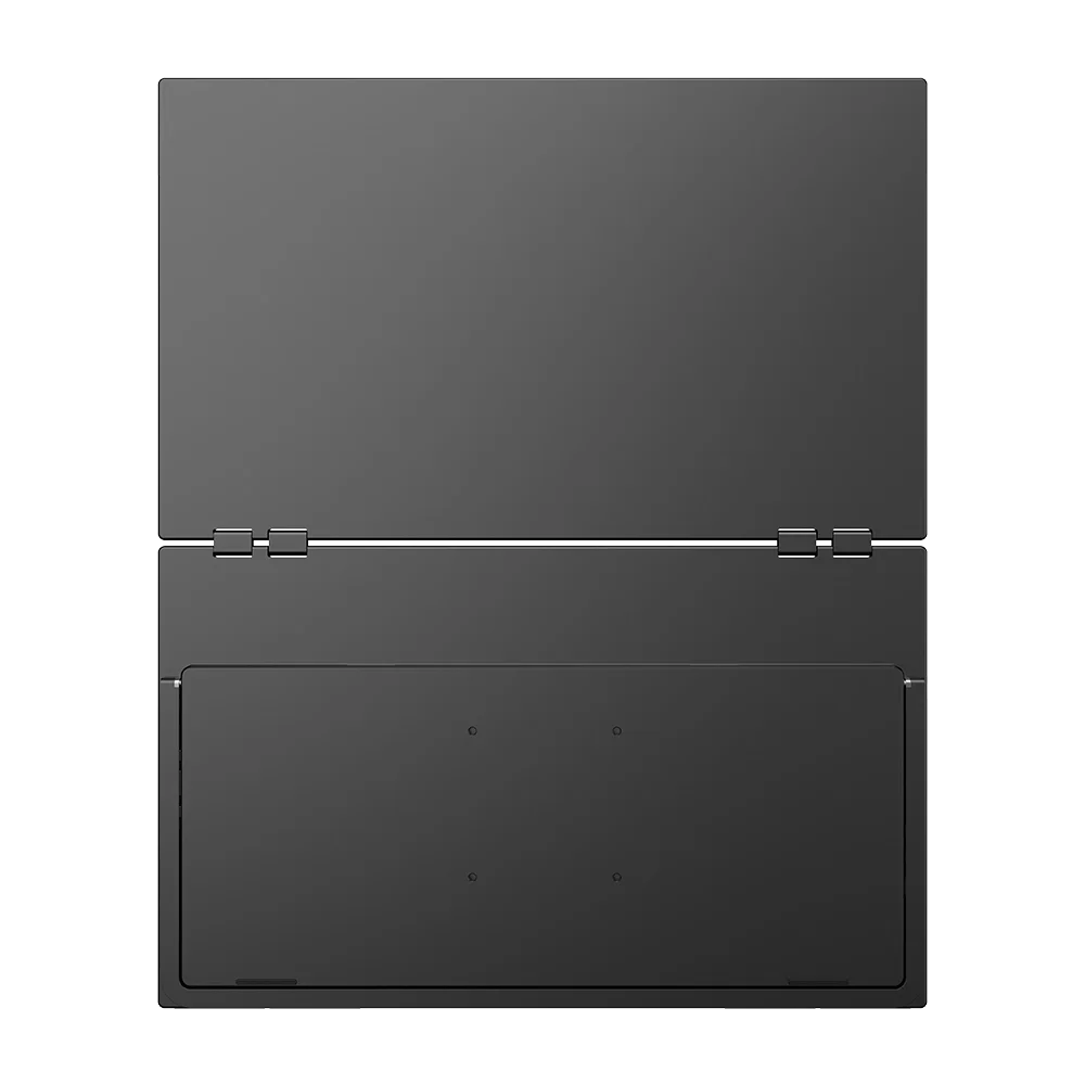 Een 23,8-inch en 43-inch dubbel scherm met 100Hz, HDR 1080P en 1,5ms respons, geschikt voor gaming en multimedia. Zwart frame, compatibel met Windows 