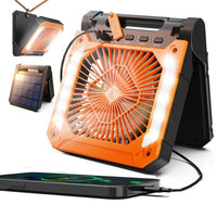 Comnox Draagbare elektrische ventilator met zonne