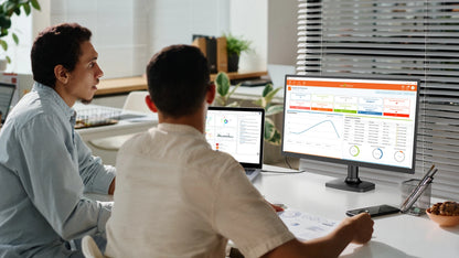 Een 22-inch 2K-monitor met 2560x1440 resolutie, 100% sRGB kleuraccuraatheid en 300Nit helderheid, uitgerust met HDR en een zwart frame, ideaal voor ga