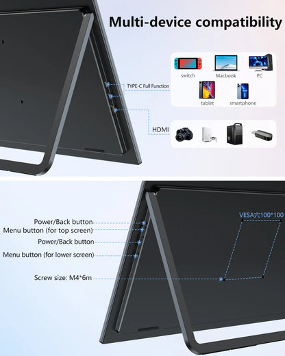 Een 23,8-inch gaming-monitor met 100Hz refreshrate en 1080p FHD-resolutie, uitgerust met HDR en 100% sRGB kleurweergave, ideaal voor gamers en content