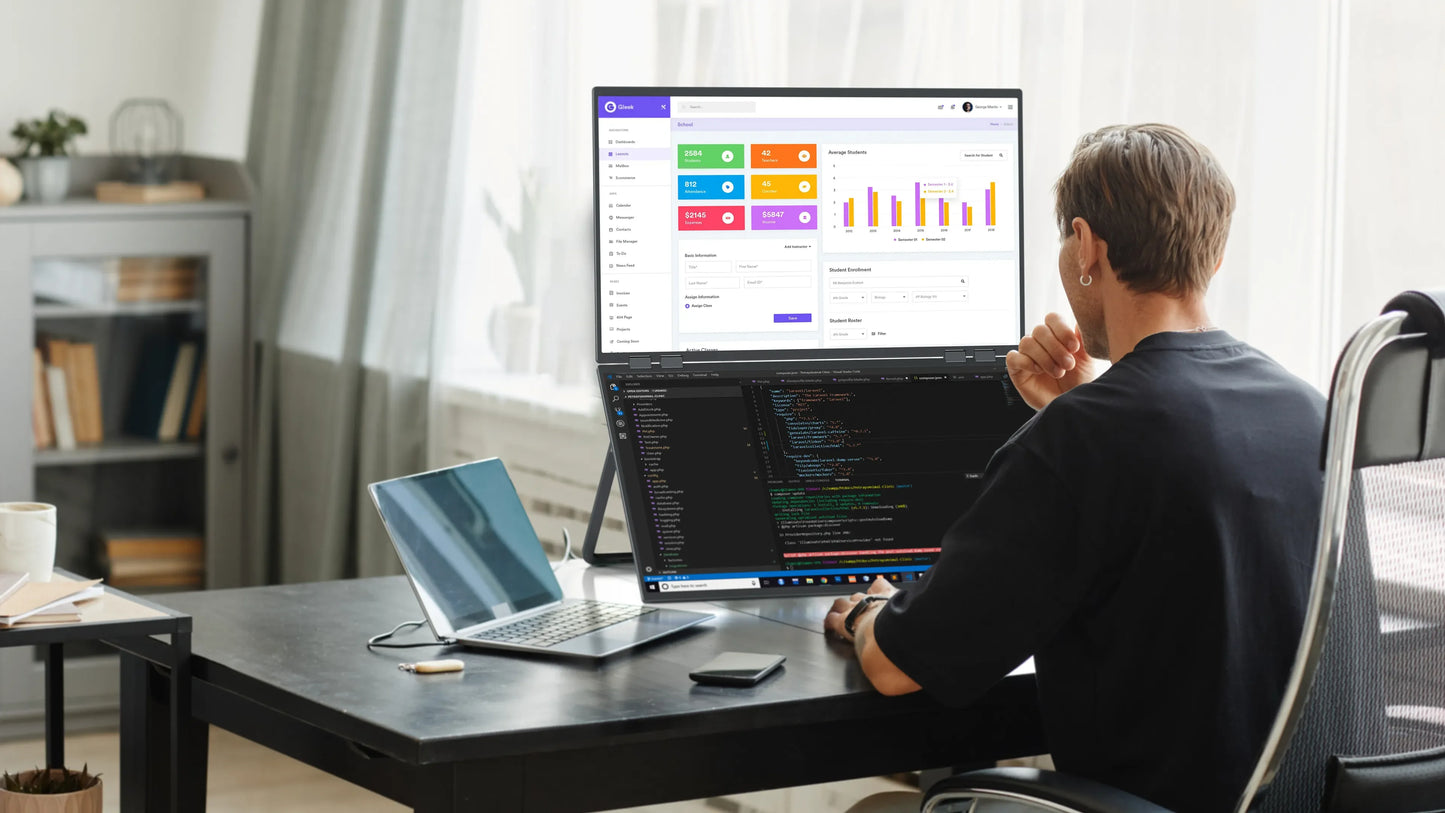 Een 23,8-inch gaming-monitor met 100Hz refreshrate en 1080p resolutie, uitgerust met HDR en 100% sRGB kleuraccuraatheid, ideaal voor gamers en content