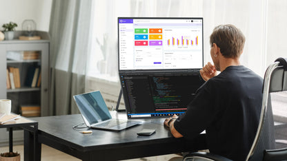 Een 23,8-inch gaming-monitor met 100Hz refreshrate en 1080p resolutie, uitgerust met HDR en 100% sRGB kleuraccuraatheid, ideaal voor gamers en content