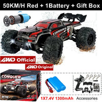 Comnox - RC Monstertruck 1:16 4WD Off Road – Superborstelloze Motor – 80 km/h – Hooge Snelheid – Drifting & Racing