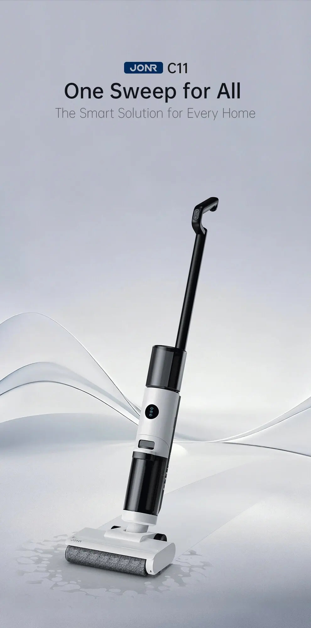 JONR C11 draadloze vloerreiniger voor harde vloeren - productbeeld 4