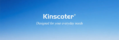 Oranje Kinscoter 6-in-1 kampeerventilator met 20000mAh batterij, digitale display en afstandsbediening, geschikt voor zowel kamperen als thuisgebruik.