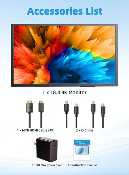 Een 18,4-inch QLED-televisie met 4K-resolutie en HDR, uitgerust met FreeSync en 100% DCI-P3 kleurafdekking, perfect voor gaming en streamen. - Foto 26