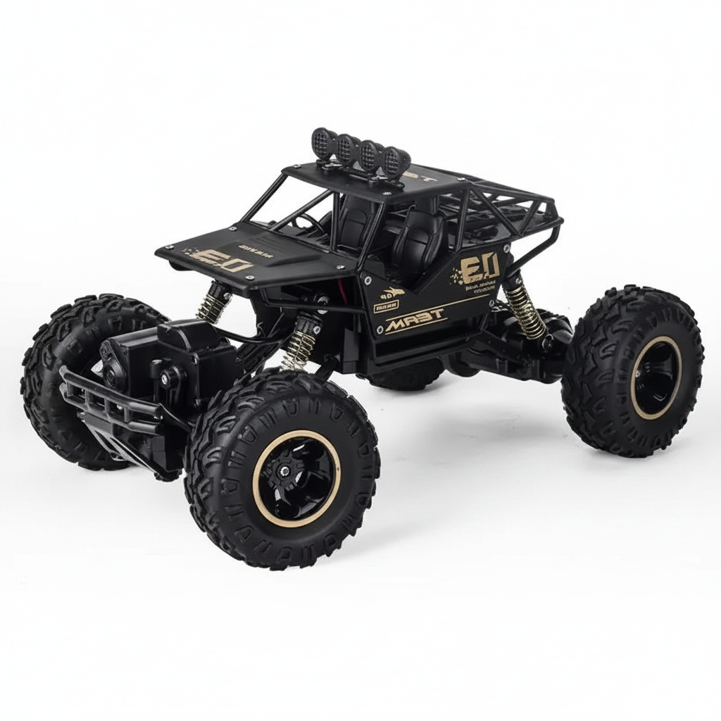 Comnox - RC Auto Met Led Verlichting - Krachtige Off‑Road Monstertruck - 50m Controlebereik - 28×17×12 cm - 2,4 GHz