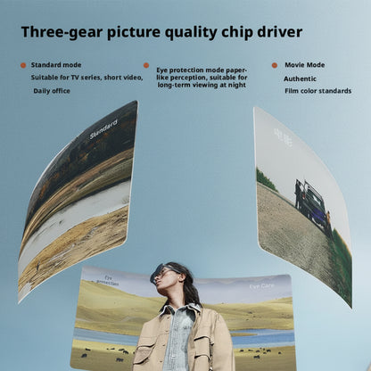 Zwart RayNeo Air 4 smartbril met donkere glazen en USB-C kabel, ideaal voor sportieve gebruikers. Geleverd met een USB-C adapter als cadeau voor sport