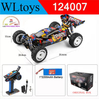 Comnox - Wltoys - RC Raceauto 124017 V8 1/12 – Hoogste snelheid – 4WD – 75 km/u – 2,4 GHz