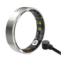 Comnox - SIMSONLAB 2025 Smart Ring Bluetooth Oproep Hartslag Bloeddrukmeter 5 ATM Waterdichte Gezondheid Ring - Comfort & Technologie