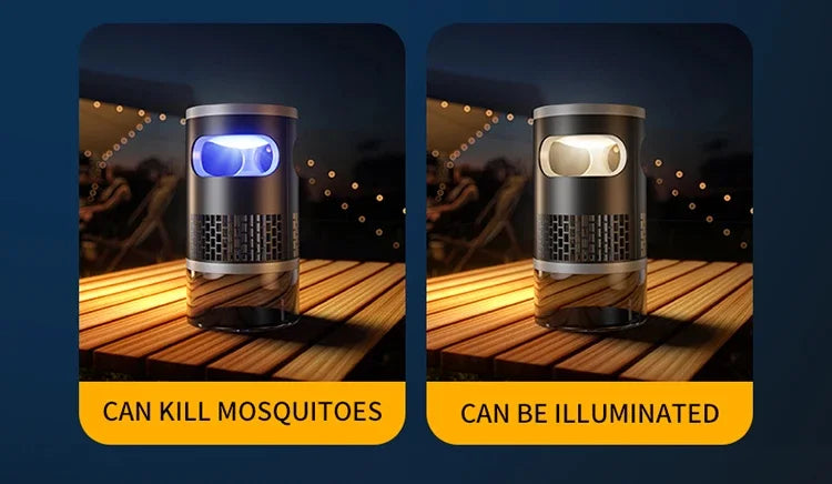 Lenovo Mosquito Killer met paarse lichtgolf en glazen onderdelen, ontworpen voor rustige slaap in slaapkamers en kinderkamers. Geschikt voor moeders e