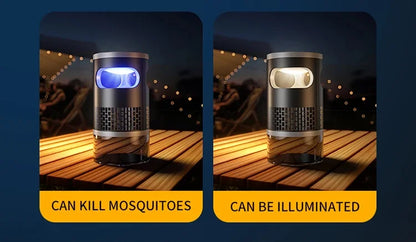 Lenovo Mosquito Killer met paarse lichtgolf en glazen onderdelen, ontworpen voor rustige slaap in slaapkamers en kinderkamers. Geschikt voor moeders e