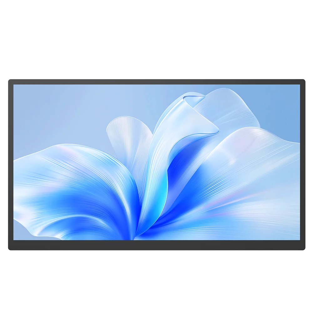 Een 22-inch 2K-monitor met 2560x1440 resolutie, 100% sRGB kleuraccuraatheid en 300Nit helderheid, uitgerust met HDR en een zwart frame, ideaal voor ga