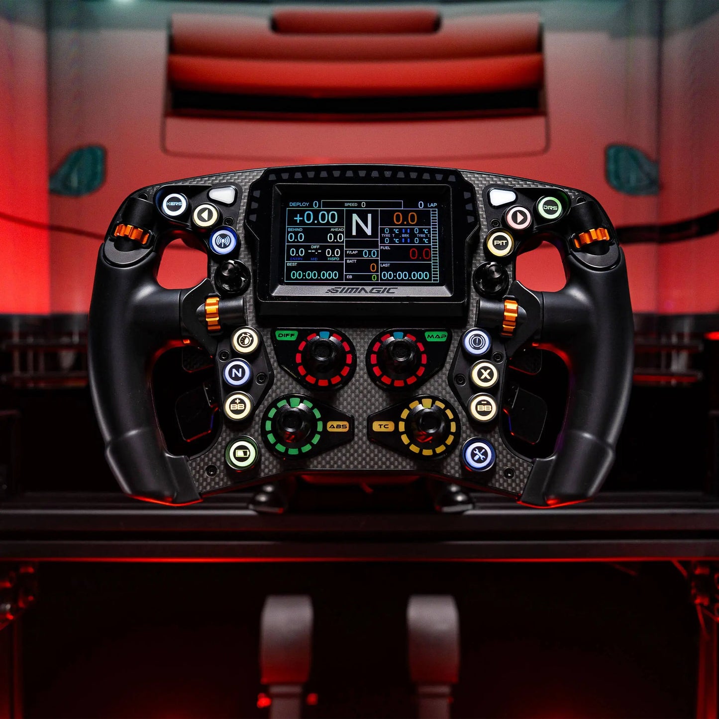Simagic Zeus Formula + MagicDash 4 Bundle - Sim Racing Set - Carbon en Aluminium