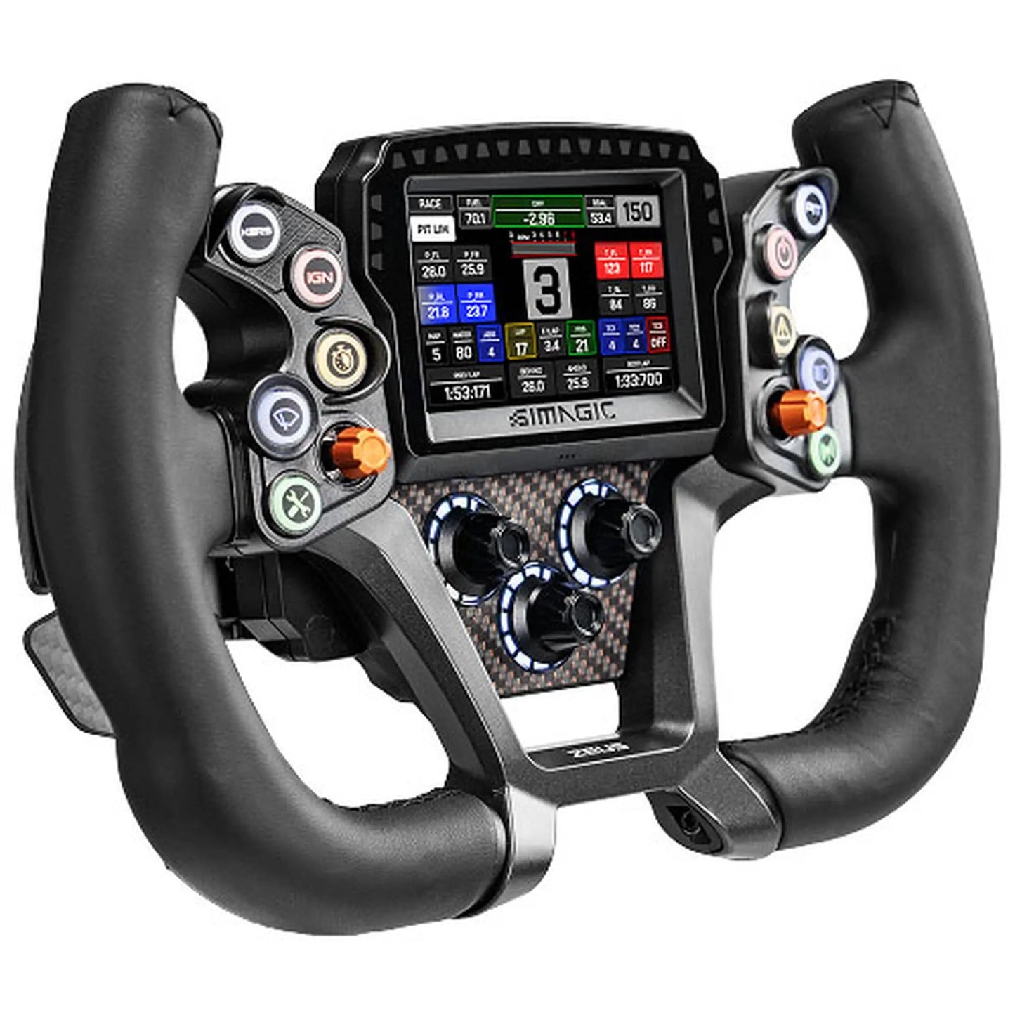 Simagic Zeus GT + MagicDash 4 Bundle - Professionele Telemetry Setup - 300mm Stuurwiel