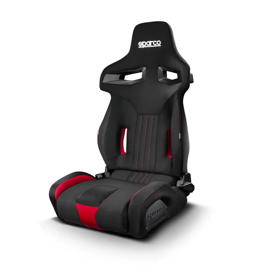 Sparco R333 Race Seat - Optimale ondersteuning voor motorsport - Zwart leer
