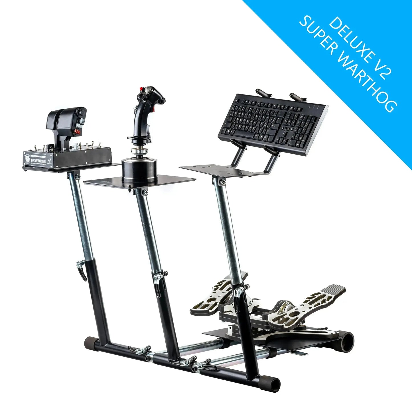 Wheel Stand Pro Deluxe V2 - Multifunctionele Flight & Racing Stand - Volledig Metaal
