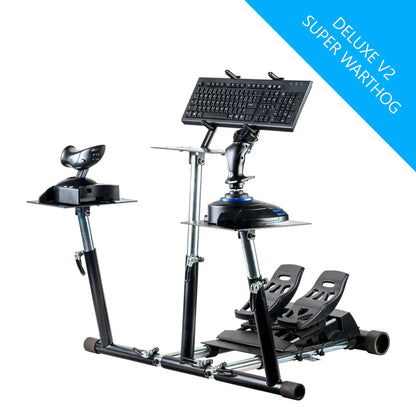 Wheel Stand Pro Deluxe V2 - Multifunctionele Flight & Racing Stand - Volledig Metaal