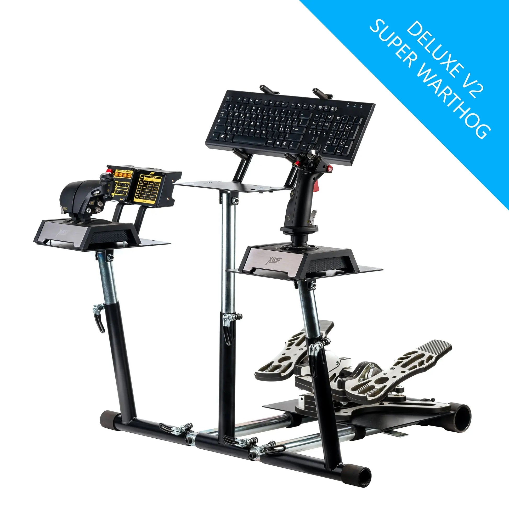 Wheel Stand Pro Deluxe V2 - Multifunctionele Flight & Racing Stand - Volledig Metaal