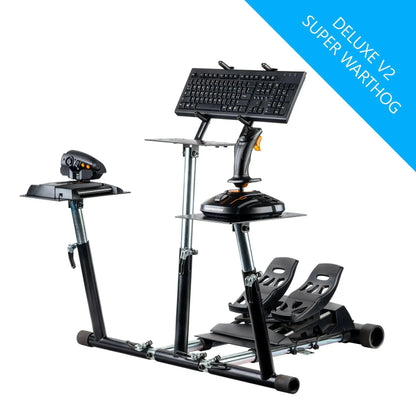 Wheel Stand Pro Deluxe V2 - Multifunctionele Flight & Racing Stand - Volledig Metaal