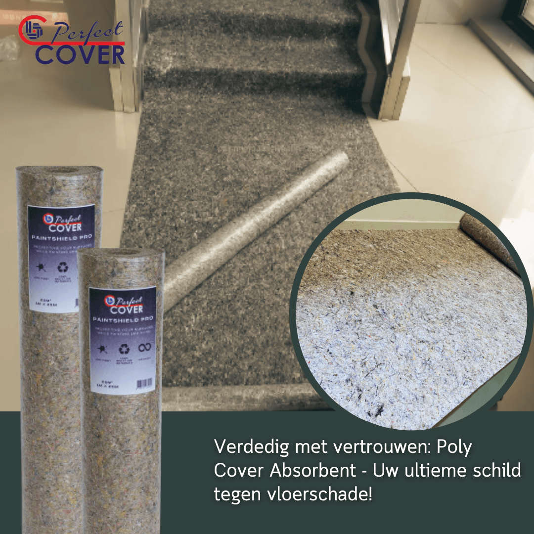 Perfect Cover Schildersvlies PRO – grijs – 250 g/m²