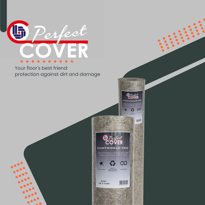 Perfect Cover Schildersvlies PRO – grijs – 250 g/m²