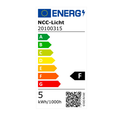 Complete LED Onderbouwverlichting 30 cm - Met koppelstuk en voeding - 4000K