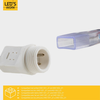 Accessoire - Aansluitkit - 150mm 280mm 20mm - Zwart