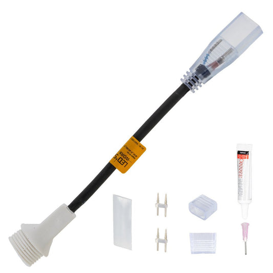 Accessoire - Aansluitkit - 150mm 280mm 20mm - Zwart