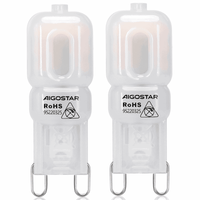 Comnox - G9 LED Steeklampje 2 stuks - Energiezuinig - Warm wit licht - 2W - 170 lm - LED Lampen - 3000K