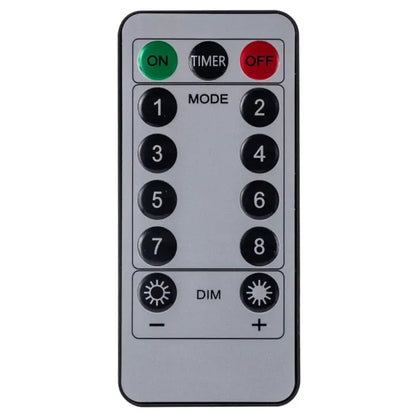 Lichtstring ijspegel sneeuwvlok 6 x 0.7 meter warmwit (3+3x0.7m ) - 12 LED slingers | sproeidicht IP44 - koppelbaar (max 5) | 230VAC - 24V | met afstandsbediening