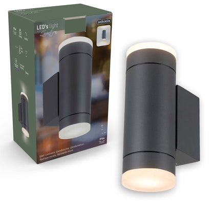 LED's Light AllWeather dubbele buitenlamp - Schijnt naar boven & beneden - IP44 - Antraciet