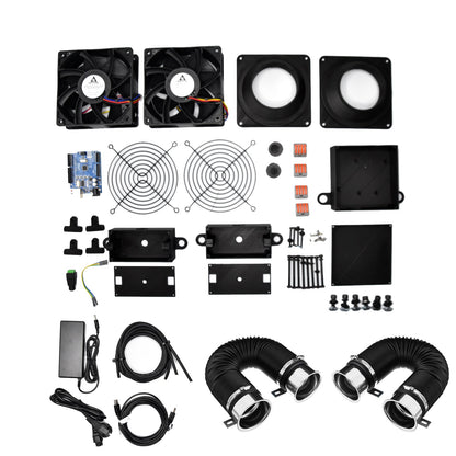 Comnox - AlphaSim Sim Racing Wind Simulator - Verhoog Realisme - Met 2x 12CM Fans