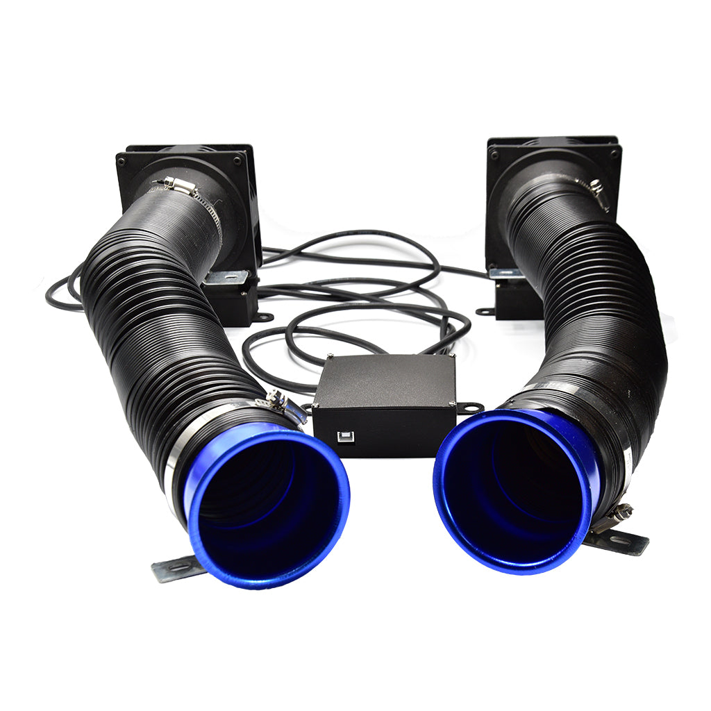 Comnox - AlphaSim Sim Racing Wind Simulator - Verhoog Realisme - Met 2x 12CM Fans