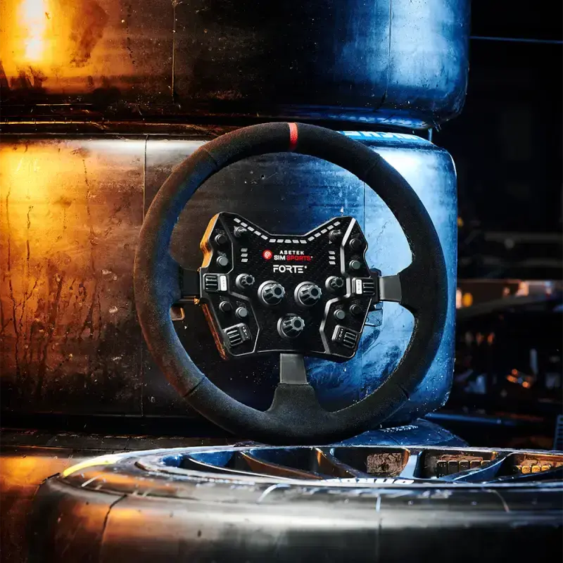 Asetek SimSports Dished Suede Rim
