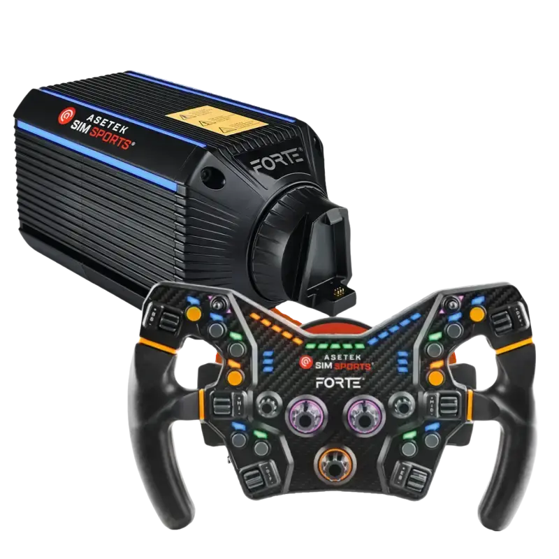 Asetek SimSports Forte-bundel – 18 Nm