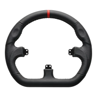 Asetek SimSports GT Closed D Black Leather Rim