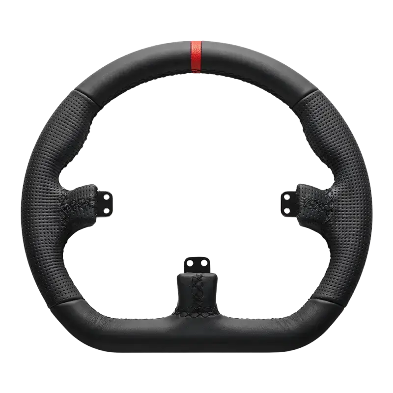 Asetek SimSports GT Closed D Black Leather Rim