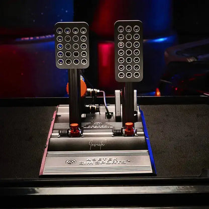 Asetek SimSports Invicta™ Pedals T.H.O.R.P.™ II Throttle and Brake Pedals