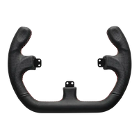 Asetek SimSports Open D Black Leather Rim