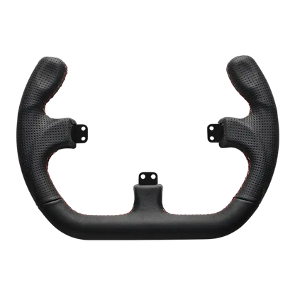 Asetek SimSports Open D Black Leather Rim