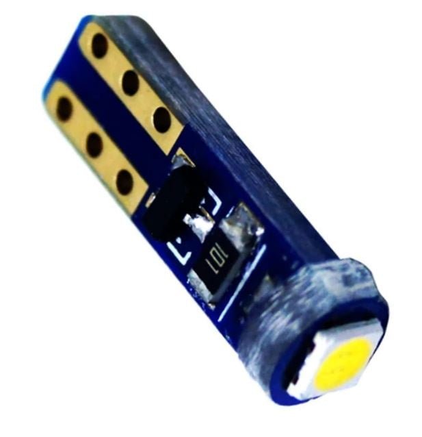Auto LEDlamp 2 stuks | autoverlichting LED T5 | 1-SMD daglichtwit 6500K | CAN-BUS 12V DC