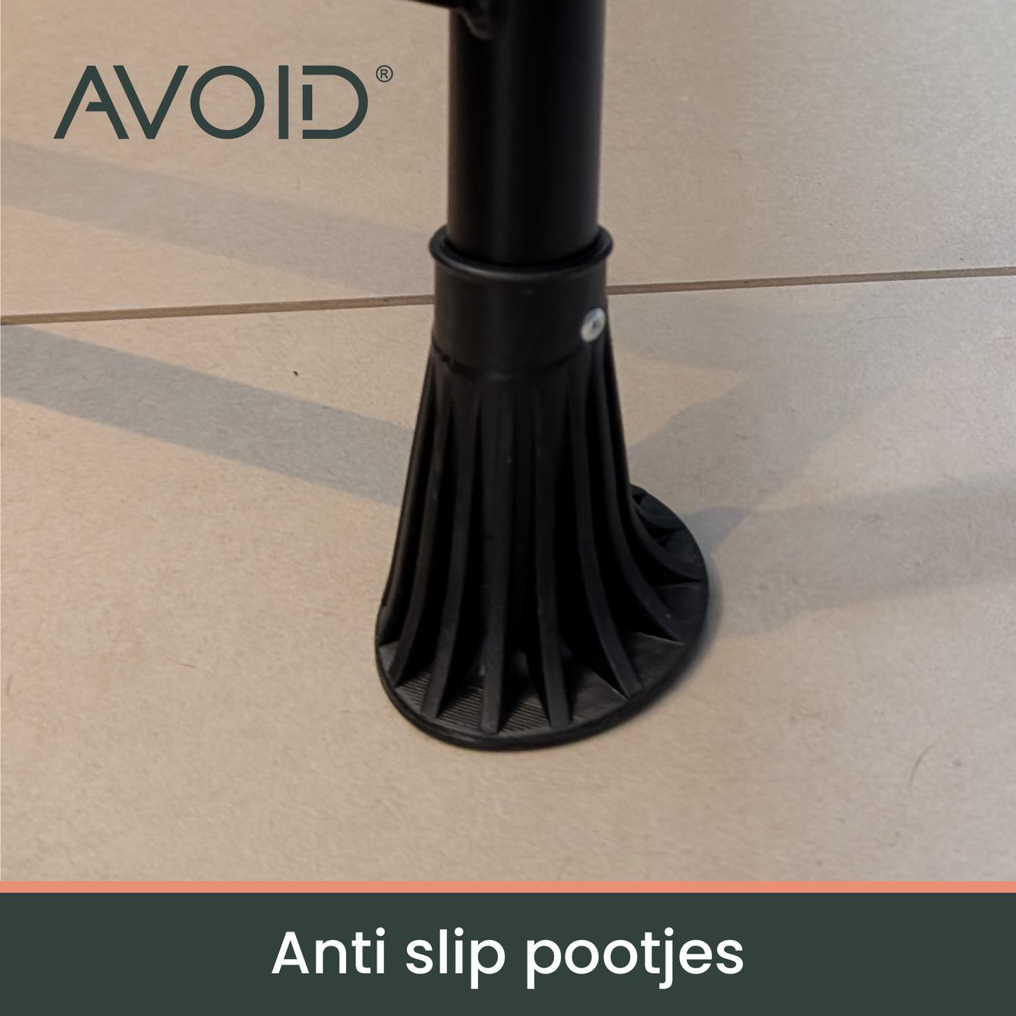 AVOID inklapbare huishoudtrap – zwart