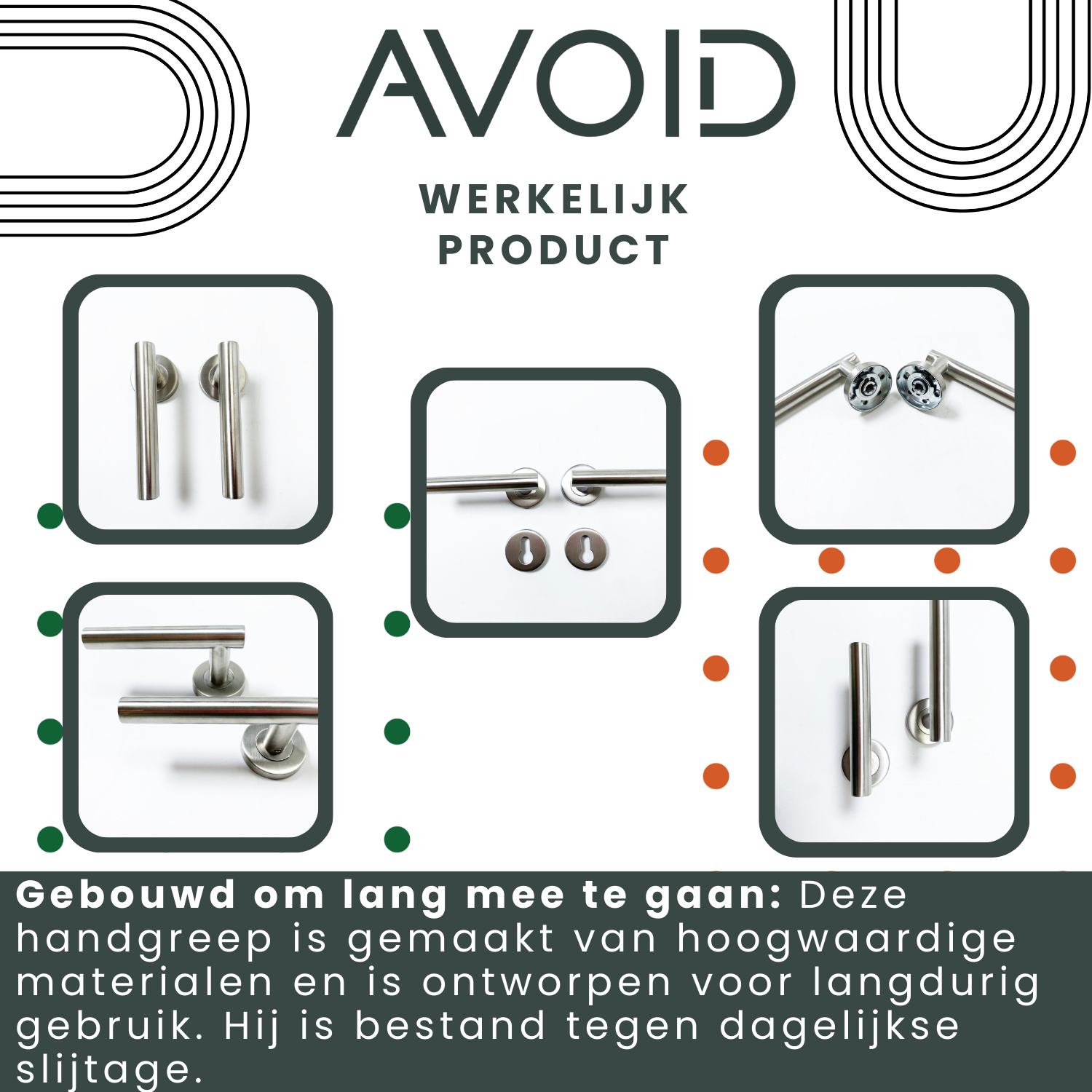 Zilverkleurige deurkrukken met glad, gepolijst metaal en ronde bevestigingsplaten, geschikt voor moderne interieurs. Perfect voor minimalistische deuren of badkamers met een strakke, functionele esthetiek.