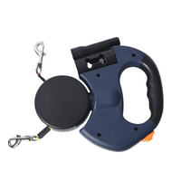 Comnox - AVOID® Dubbele Hondenriem - Geen knopen meer - 3 meter met verlichting