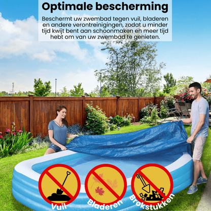 Blauwe opblaasbare slaapmatras met gladde, waterafstotende oppervlakte, geschikt voor kampeer- en reisgebruik. Zichtbaar opblaasbaar ontwerp met twee beschikbare matrassengroottes.