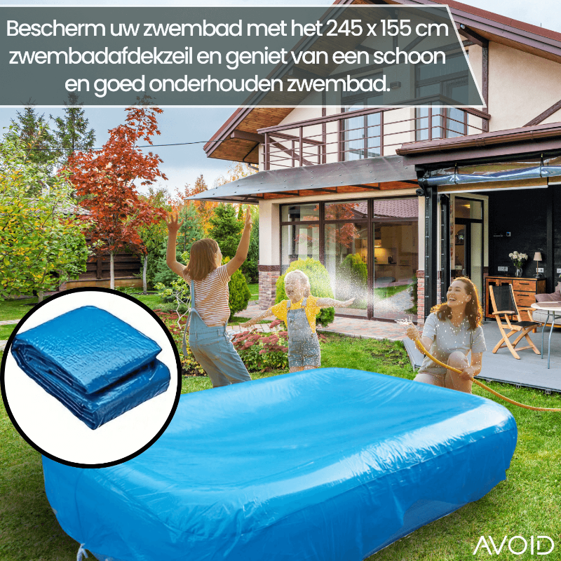 Blauwe opblaasbare slaapmatras met gladde, waterafstotende oppervlakte, geschikt voor kampeer- en reisgebruik. Zichtbaar opblaasbaar ontwerp met twee beschikbare matrassengroottes.