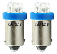 Comnox - BA9s T4W LED auto lamp - Blauwe verlichting - Set van 2